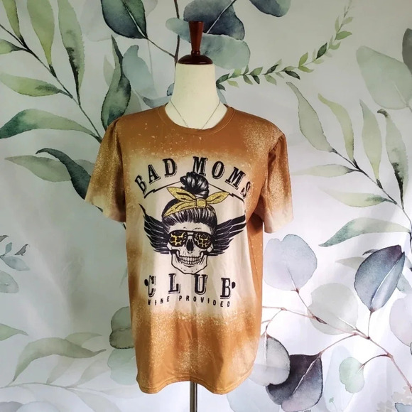 None Tops - Bad Moms Club Tee sz S